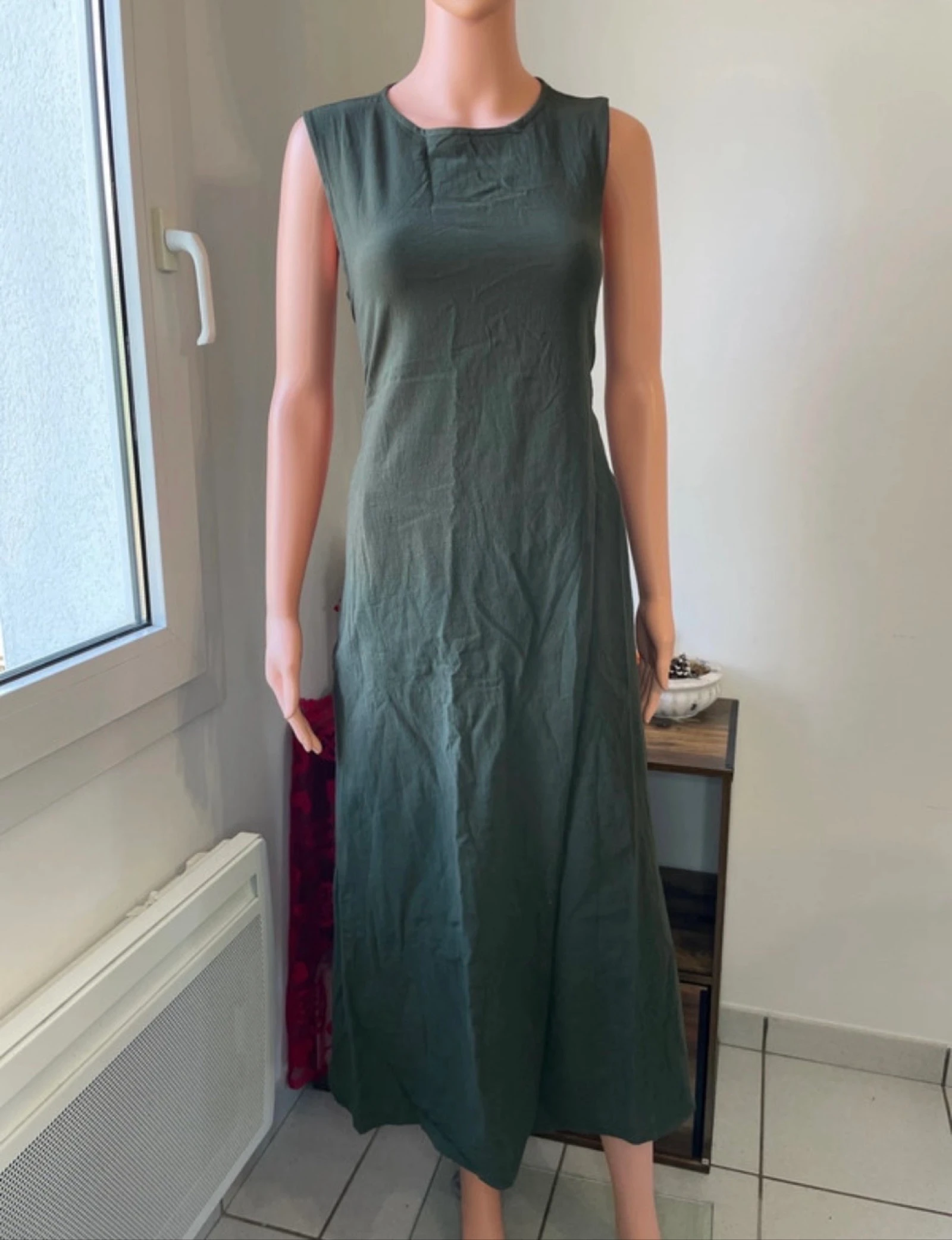Robe longue 100 % coton – Taille M – Neuve – photo 3